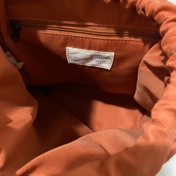 Universal Thread Faux Leather Mini Backpack Orange Boho Urbancore Collegiate - Picture 5 of 5